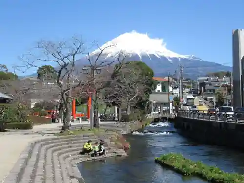 富士山本宮浅間大社の景色