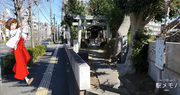 随喜稲荷神社の鳥居