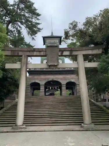 尾山神社の鳥居