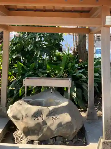 井河麻神社の手水舎