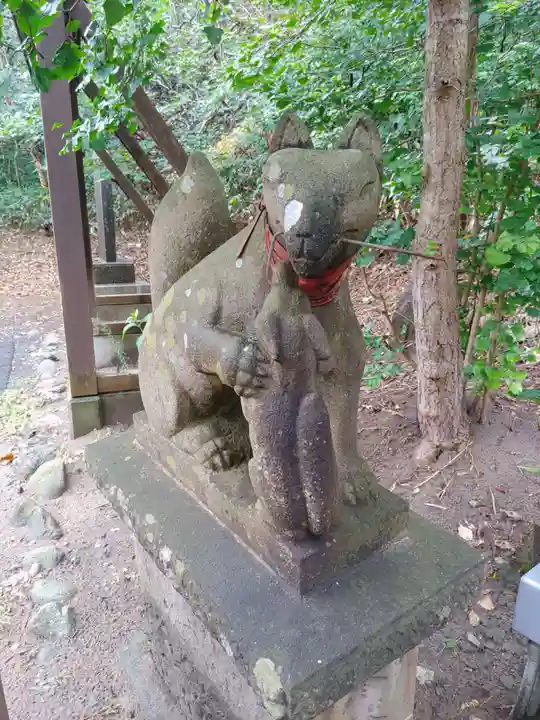 高山稲荷神社の狛犬