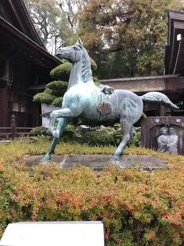 田村神社の狛犬