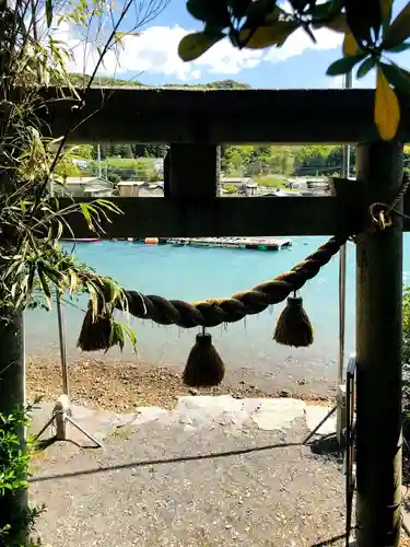 弁天島天満社の鳥居