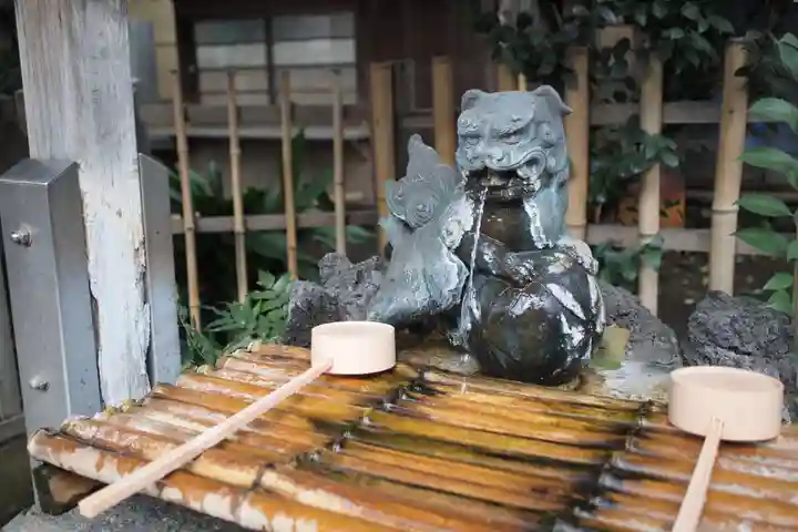 天祖神社の手水舎