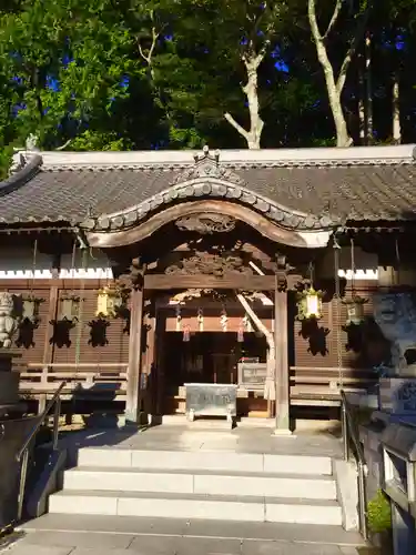 笠山坐神社の本殿・本堂