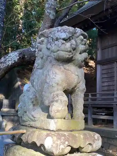 河口浅間神社の狛犬