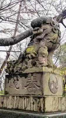 検見川神社の狛犬