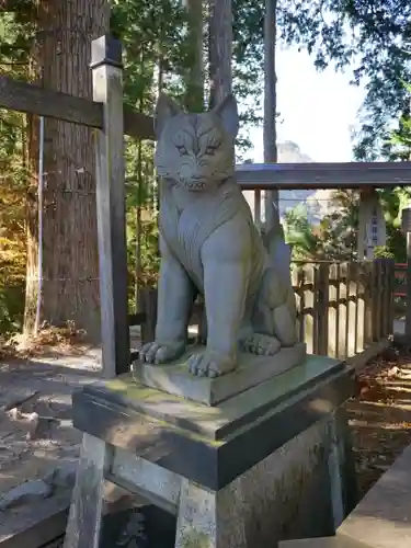 武蔵御嶽神社の狛犬