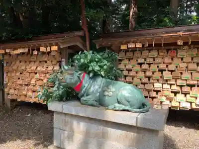 岩槻久伊豆神社の狛犬