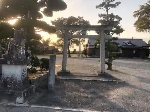 三嶋神社(一方宮)の鳥居