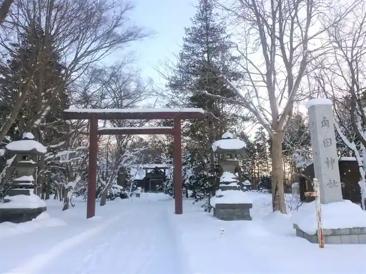角田神社の鳥居