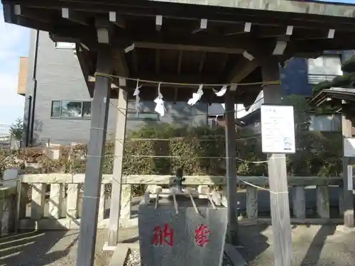杉山神社の手水舎