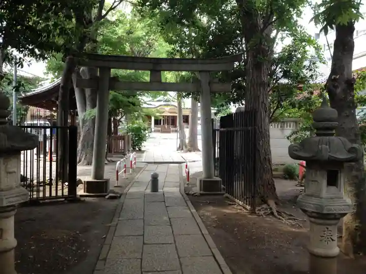 荻窪白山神社の鳥居