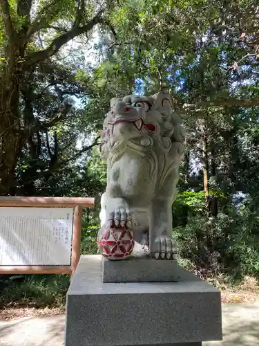 倭文神社の狛犬