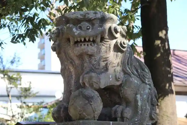 阿邪訶根神社の狛犬