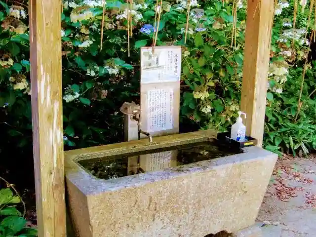 胎安神社の手水舎