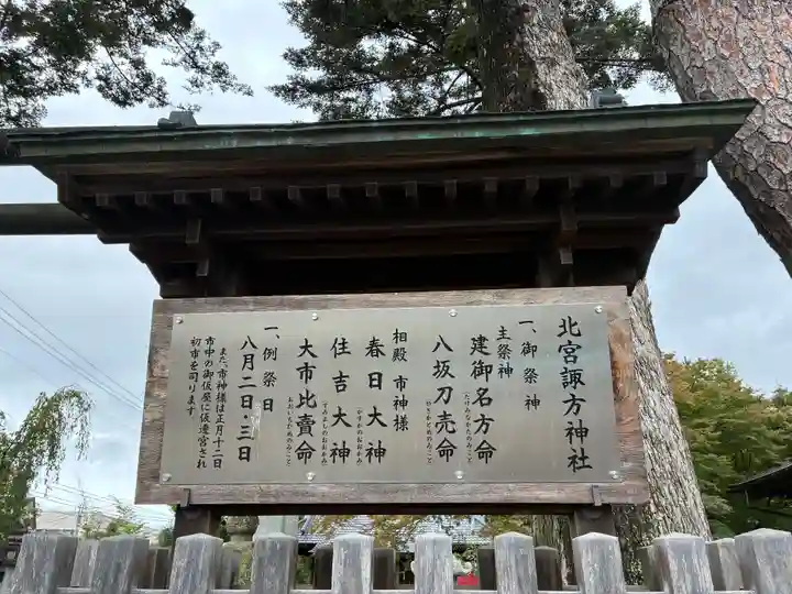 北宮諏方神社(福島県)