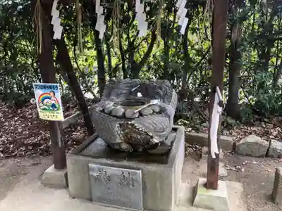 室城神社の手水舎