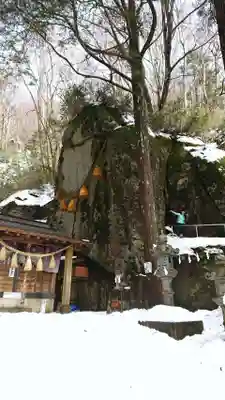 石割神社の自然