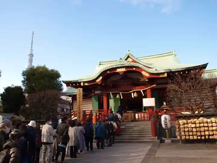 亀戸天神社の本殿・本堂