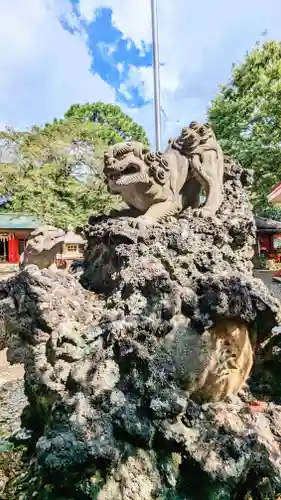 前原御嶽神社の狛犬