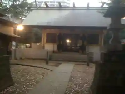 上落合神明神社の本殿・本堂