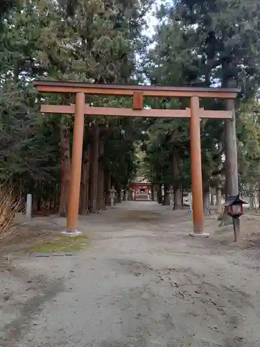上沼八幡神社の鳥居