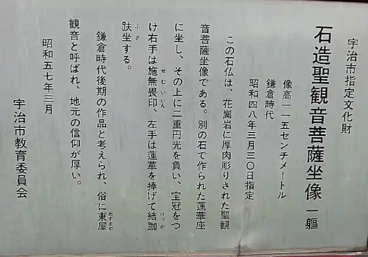 東屋観音の歴史