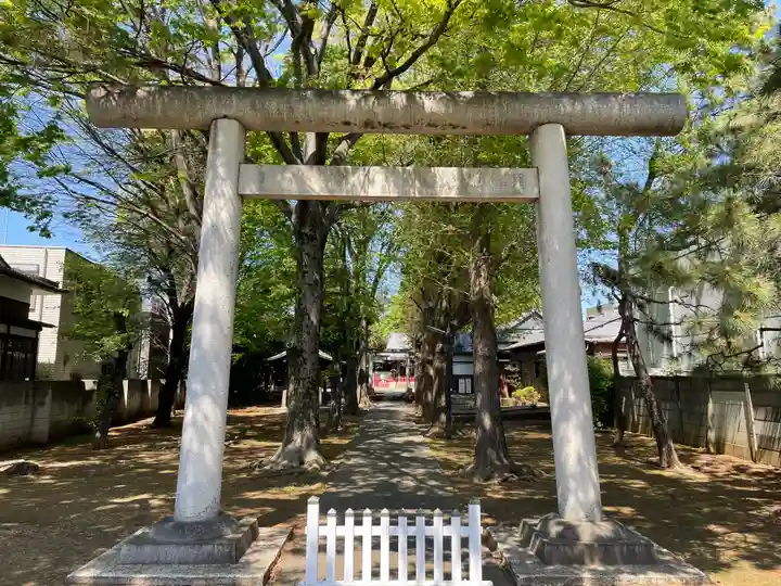 中町天祖神社の鳥居