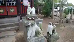 大船津稲荷神社の狛犬