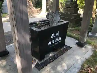 西刀神社の手水舎