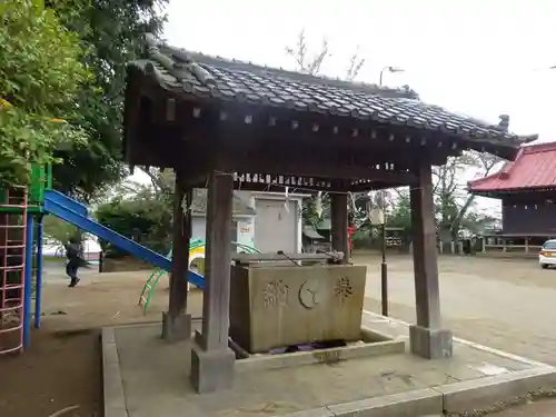 生麦杉山神社の手水舎
