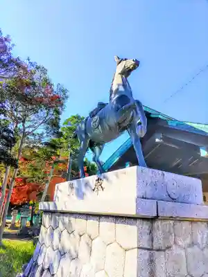 神明神社（上中町長間）の狛犬