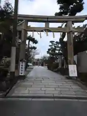 阿部野神社の鳥居