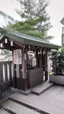 築土神社の手水舎