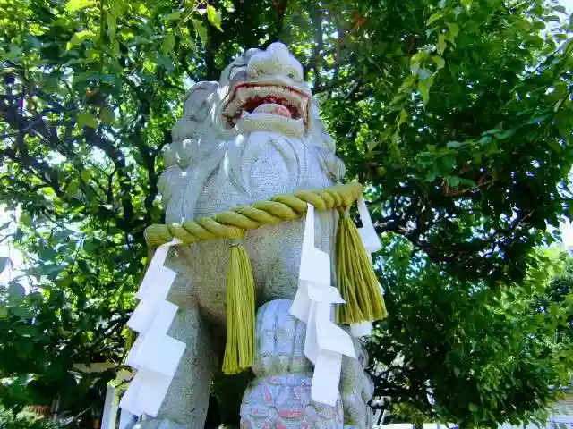 水海道天満宮の狛犬