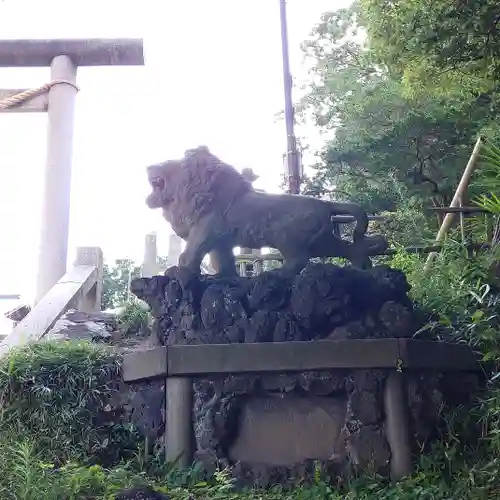 神峰神社の狛犬