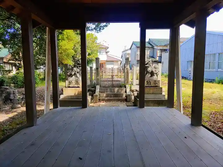 八幡社跡地の本殿・本堂