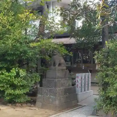 御田八幡神社の狛犬