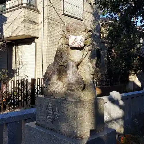 八幡神社の狛犬