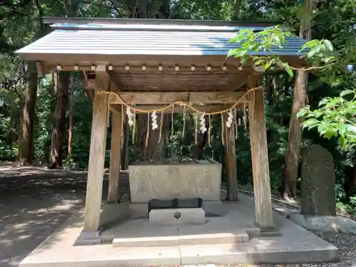 莫越山神社の手水舎