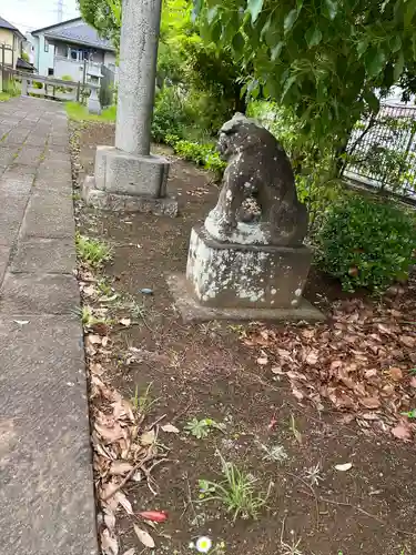 栗木御嶽神社の狛犬