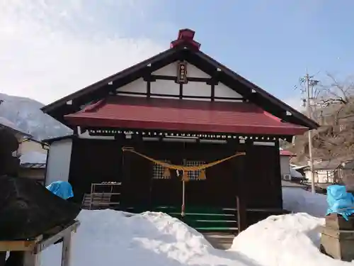 白山神社の本殿・本堂