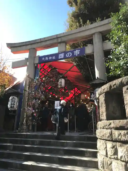 大鳥神社の鳥居