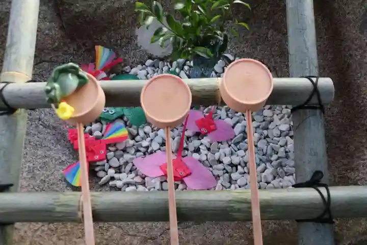 阿久津「田村神社」(郡山市阿久津町)旧社名:伊豆箱根三嶋三社の手水舎