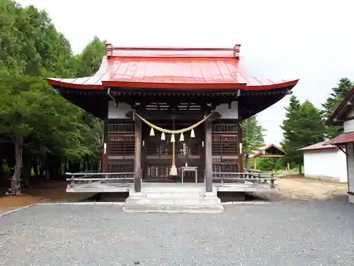 上芦別神社の本殿