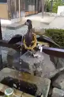 宇波西神社の手水舎