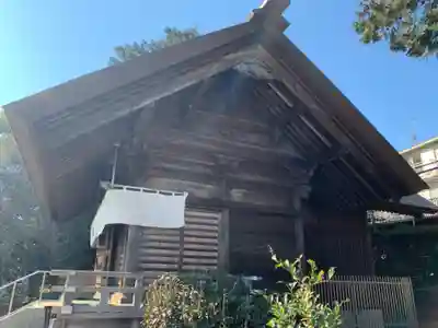 本村神明社の本殿・本堂