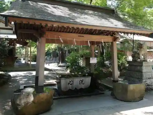 廣幡八幡宮の手水舎