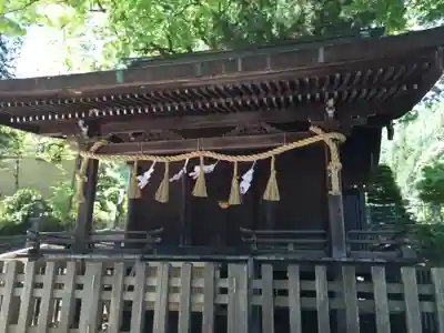 諏訪大社上社前宮の本殿・本堂